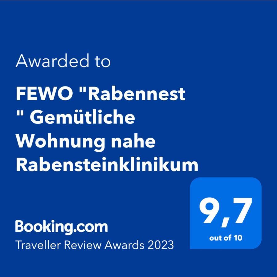 Fewo "Rabennest " Gemuetliche Wohnung Nahe Rabensteinklinikum - Kein Separates Schlafzimmer, Studiowohnung Chemnitz Eksteriør bilde